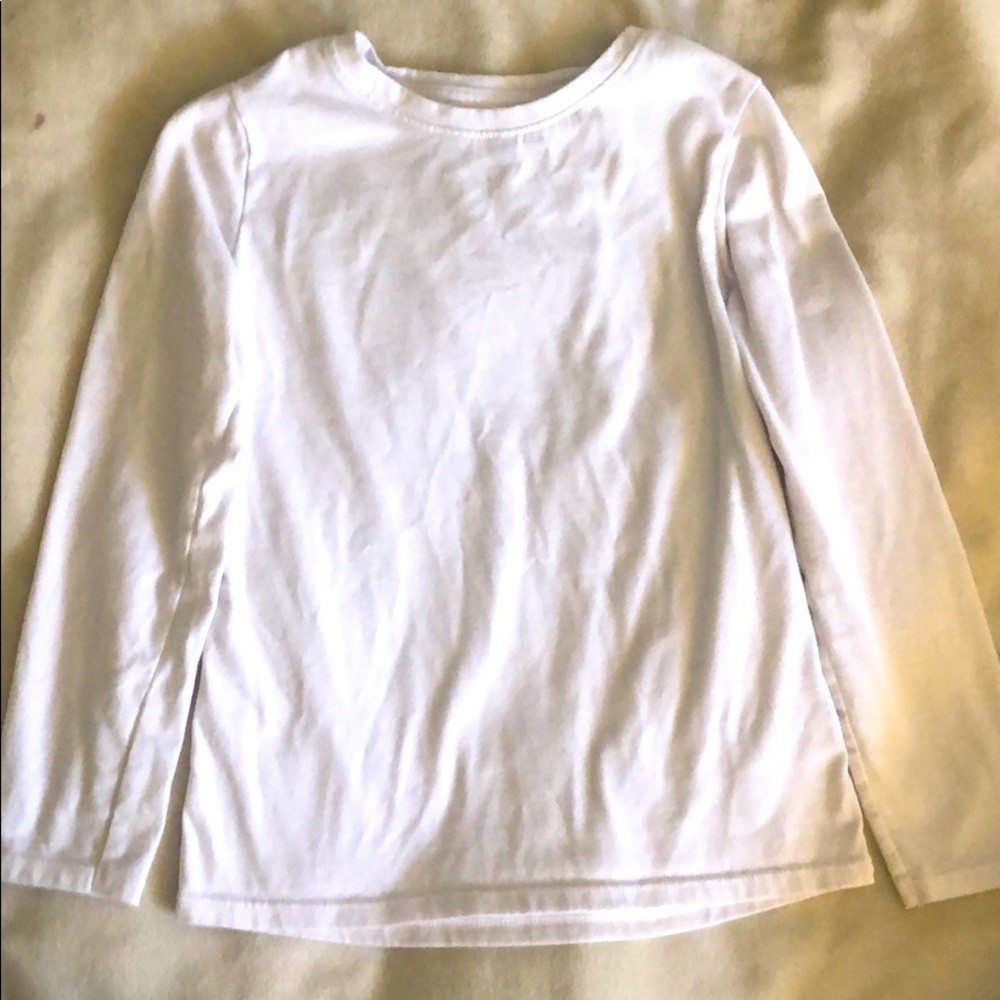Cat snd Jack white long sleeve shirt 6-6x